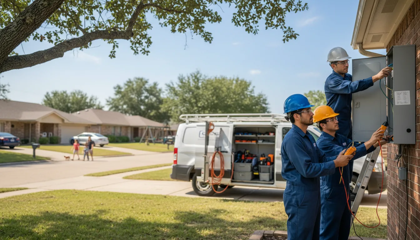 Certified electrician providing emergency electrical services in Sheldon, IA